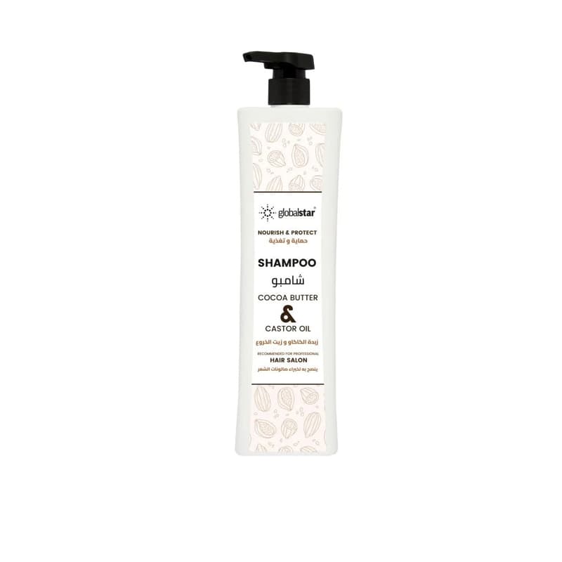 שמפו גלובל חמאה הקקאו GLOBAL HAIR SHAMPOO 1L