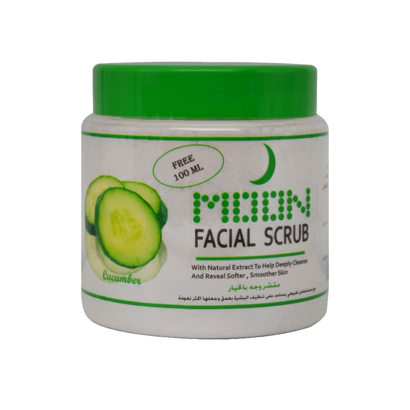 סקראב פנים מון MOON FACIAL SCRUB CUCUMBER 600 ML