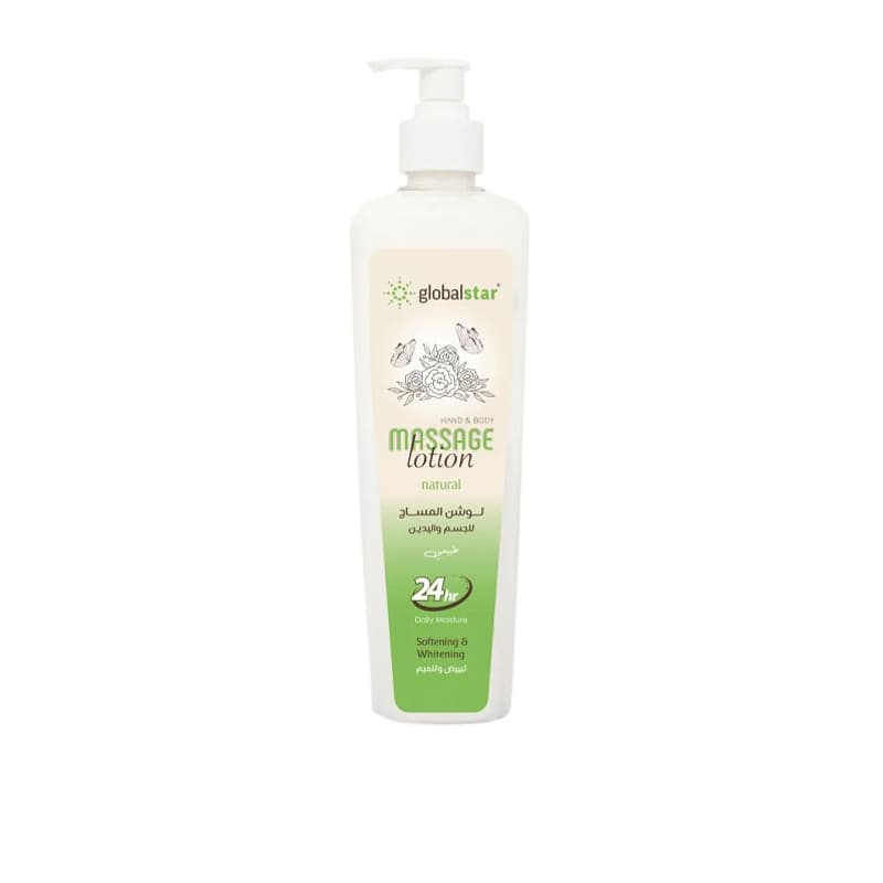 תחליב עיסוי גלובל GLOBAL LOTION NATURAL 500ML