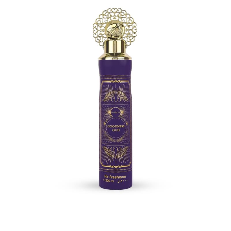 מבשם אוויר נסק NUSUK GOODNESS OUD PURPLE WAVE 300 ML
