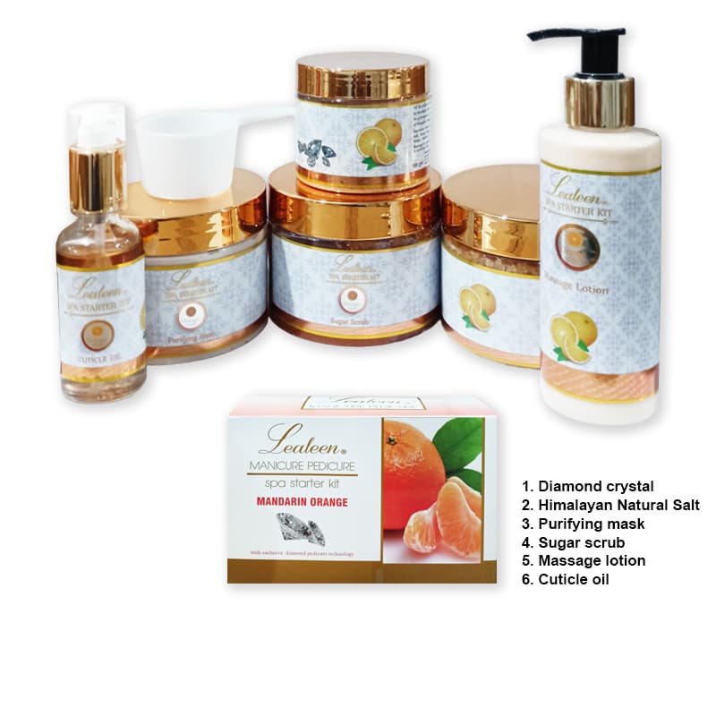 סט ליליין לרגליים مندالين LEALEEN SPA STARTER KIT
