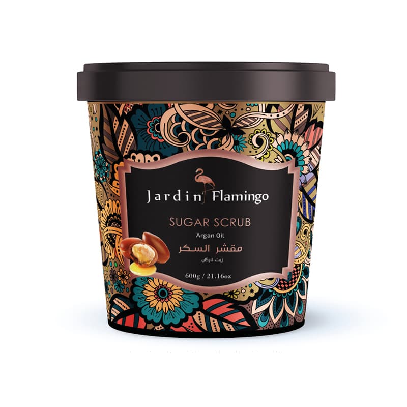 פילינג סוכר ג'רדן JARDIN FLAMINGO ARGAN OIL 600G