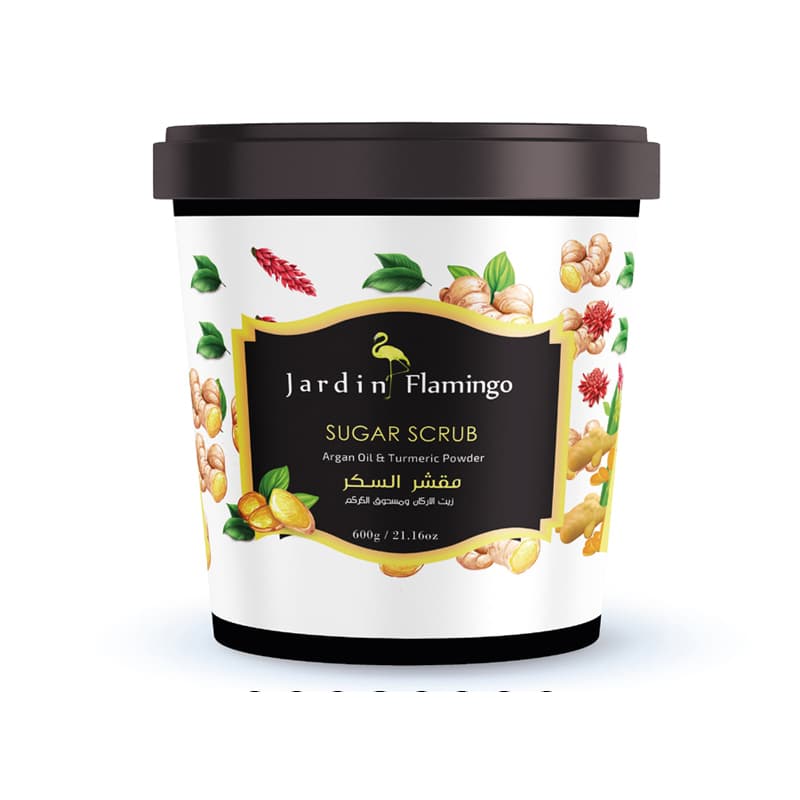 פילינג סוכר ג'רדן JARDIN FLAMINGO TURMERIC 600G