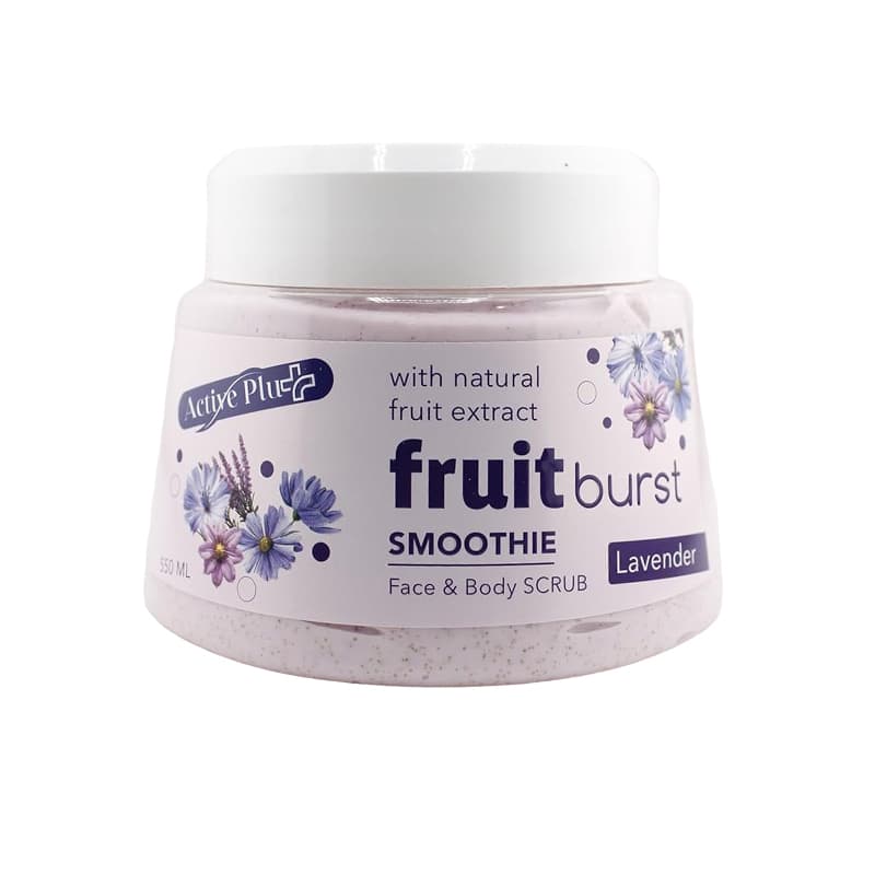 סקראב אקטיב פלוס ACTIVE PLUSFRUITBURST LAVENDER550ML