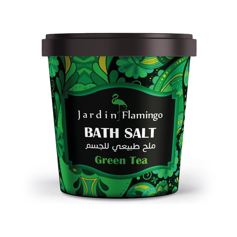 ملح جاردن للجسم JARDIN FLAMINGO GREEN TEA SALT 1K