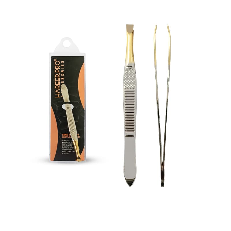 פינצטה גבות חריר פרו HAREER PRO TWEEZER A-0695