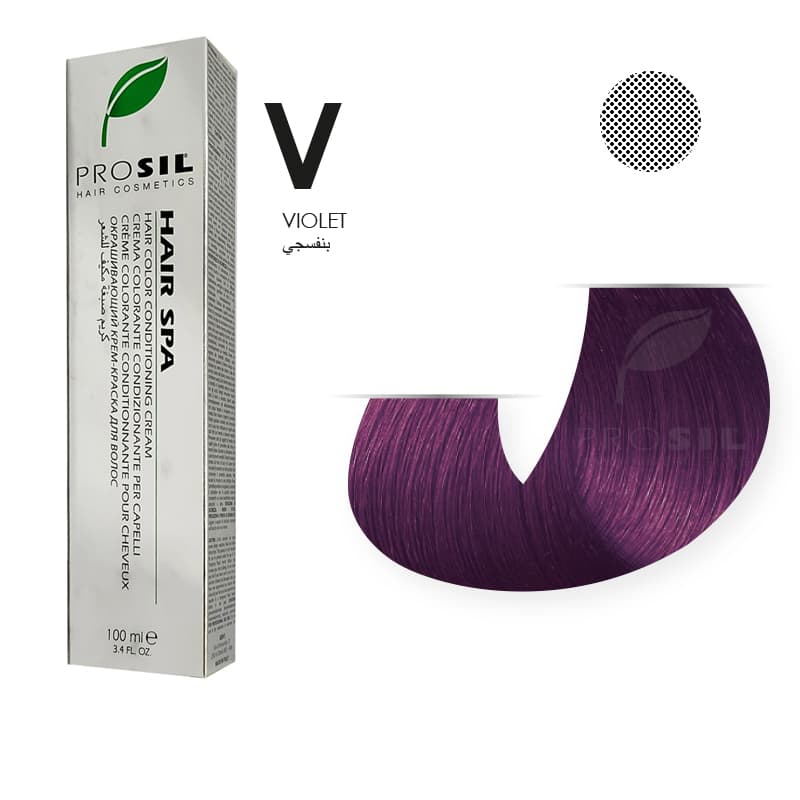 صبغة شعر بروسيل  بنفسجي NO V