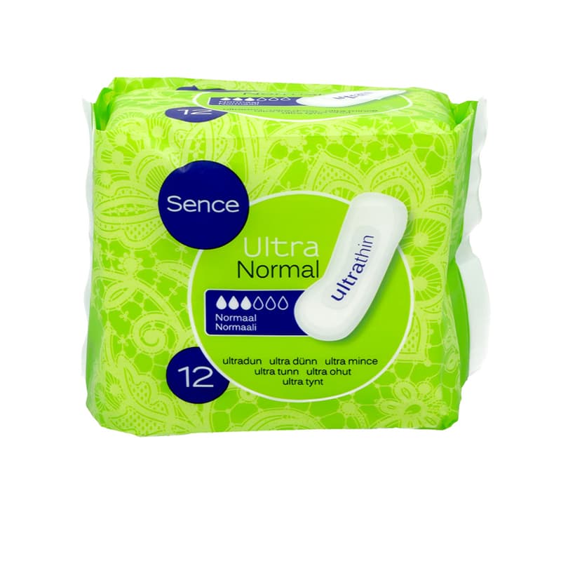 فوط نسائية سينس SENCE NORMAL WITHOUT WING 12 PCS