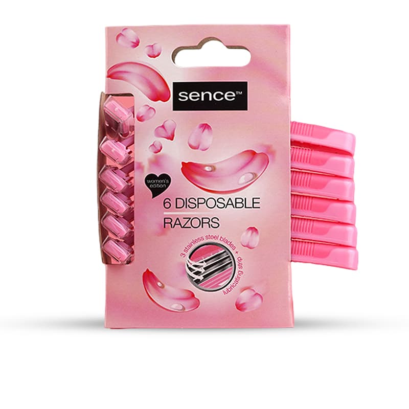 شفرات سينس ستاتي SENCE RAZORS FOR WOMEN 6PCS