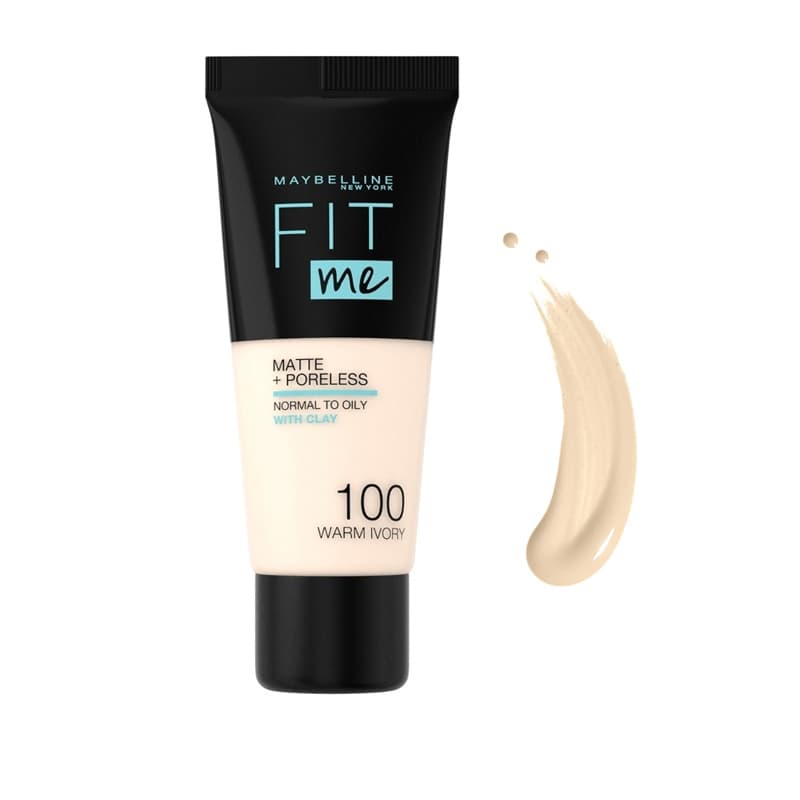 מייקאפ מייבלין שפופרת ויט מאי MAYBELLINE FIT ME NO 100