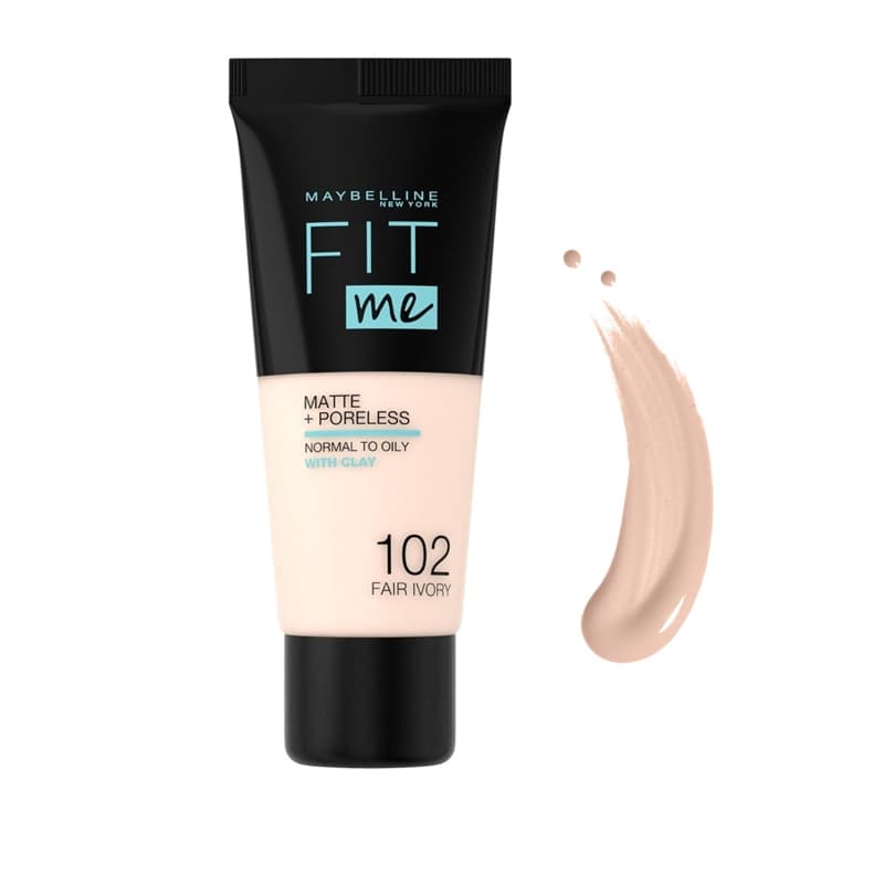 מייקאפ מייבלין שפופרת ויט מאי MAYBELLINE FIT ME NO 102