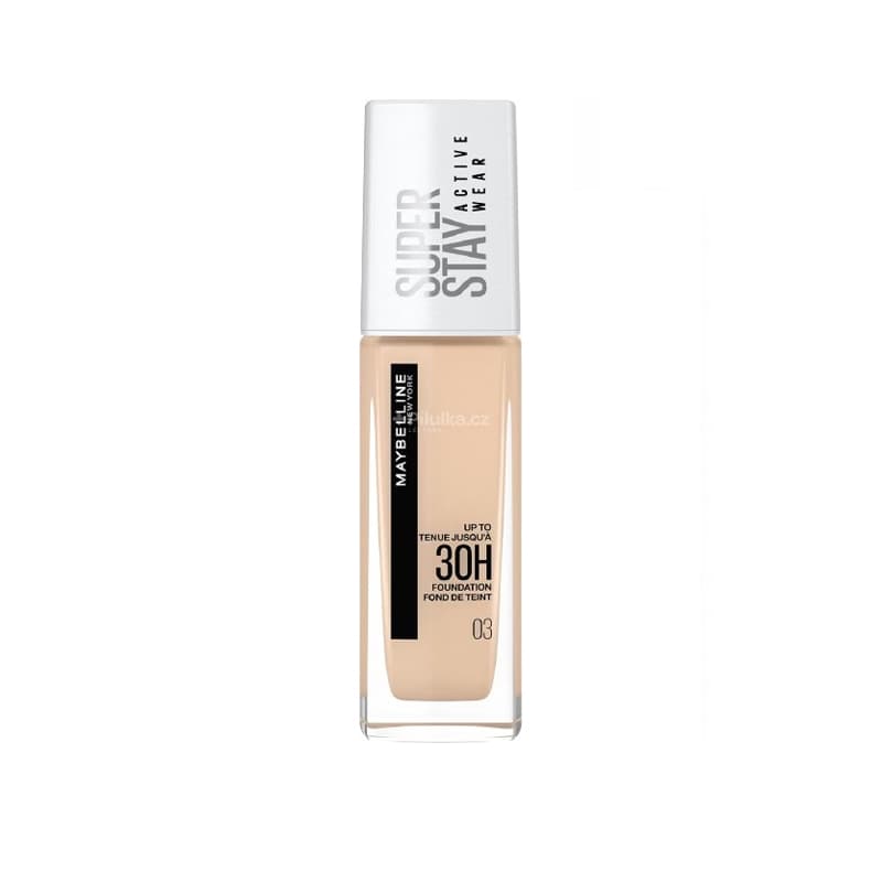 מייקאפ מייבלין סופר סטיי MAYBELLINE ACTIVE WEAR NO 03