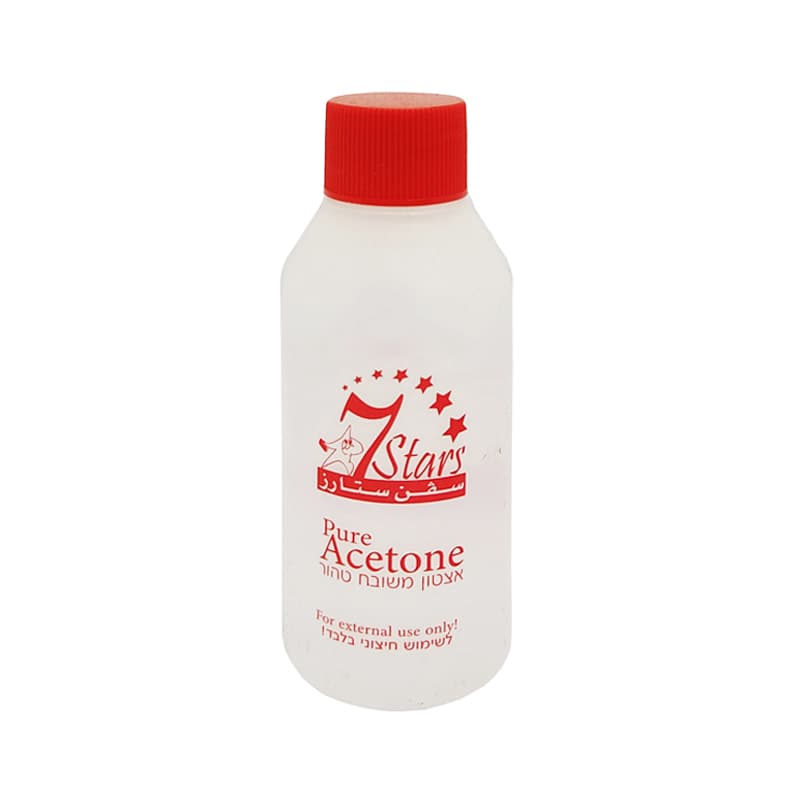 استون صغير شفاف SEVEN STARS ACETON 100 ML