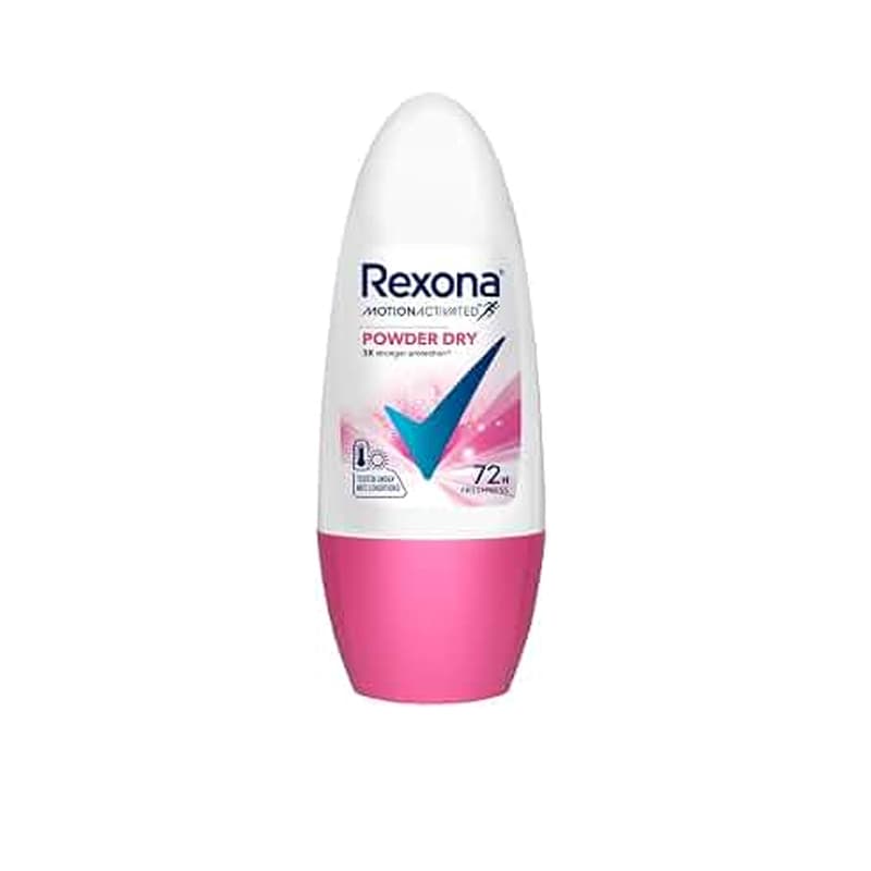 رول عرق ريكسونا REXONA ROLL ON POWDER DRY 72H 45ML