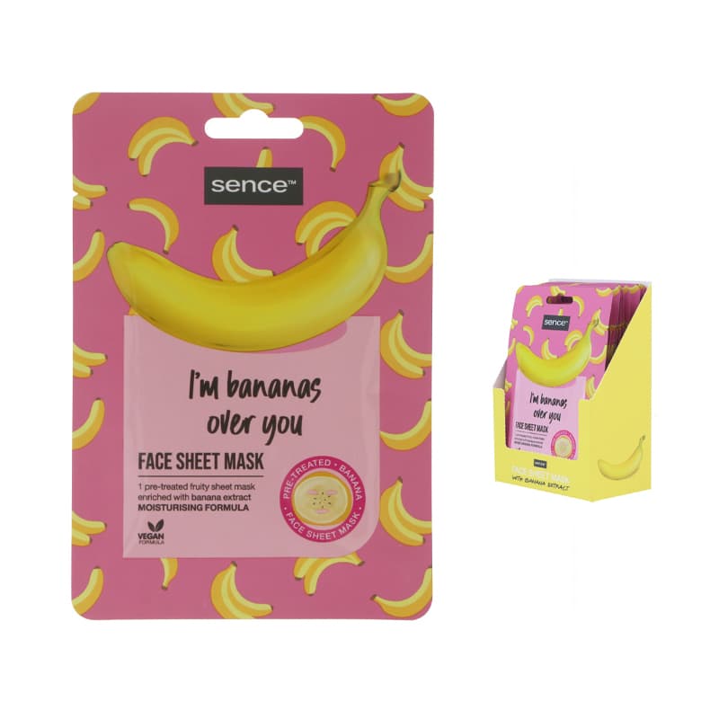 מסכת פנים SENCE FACIAL MASK BANANAS 20ML