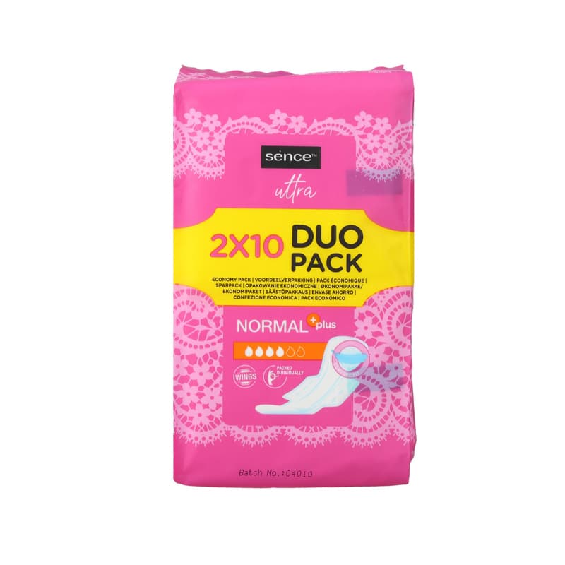 פדים היגייניים SENCE SANITARY NORMAL PLUS 10PCS