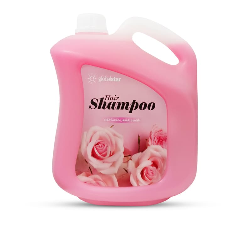 שמפו גלובל ורדים GLOBAL HAIR SHAMPOO 4 L