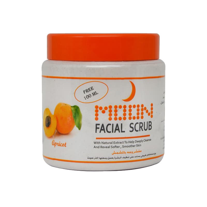 סקראב פנים מון MOON FACIAL SCRUB APRICOT 600 ML