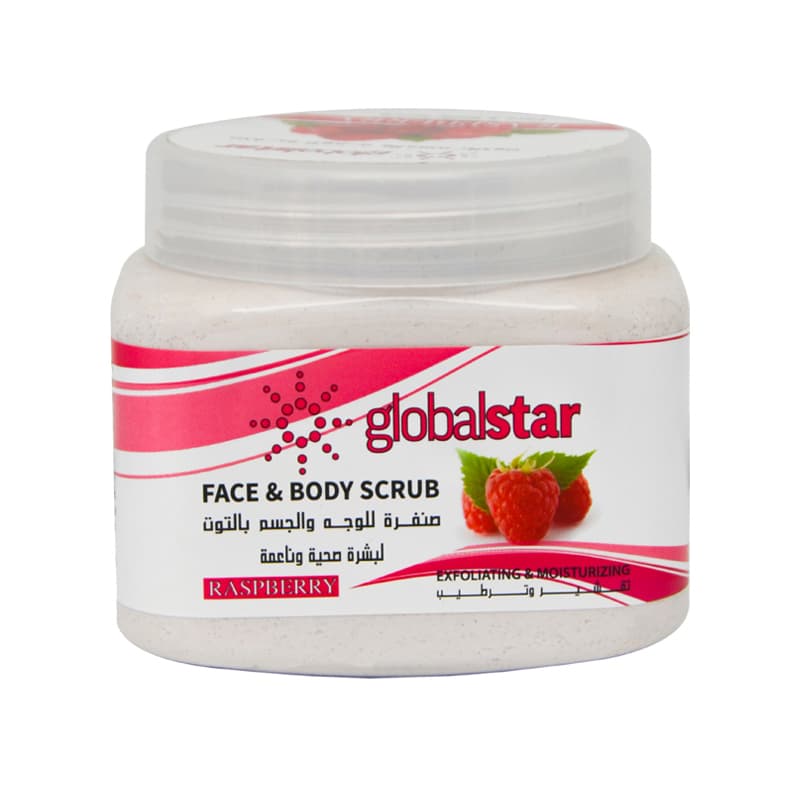 פילינג פנים גלובל סטאר פירות יער GLOBAL STAR SCRUB 500ML