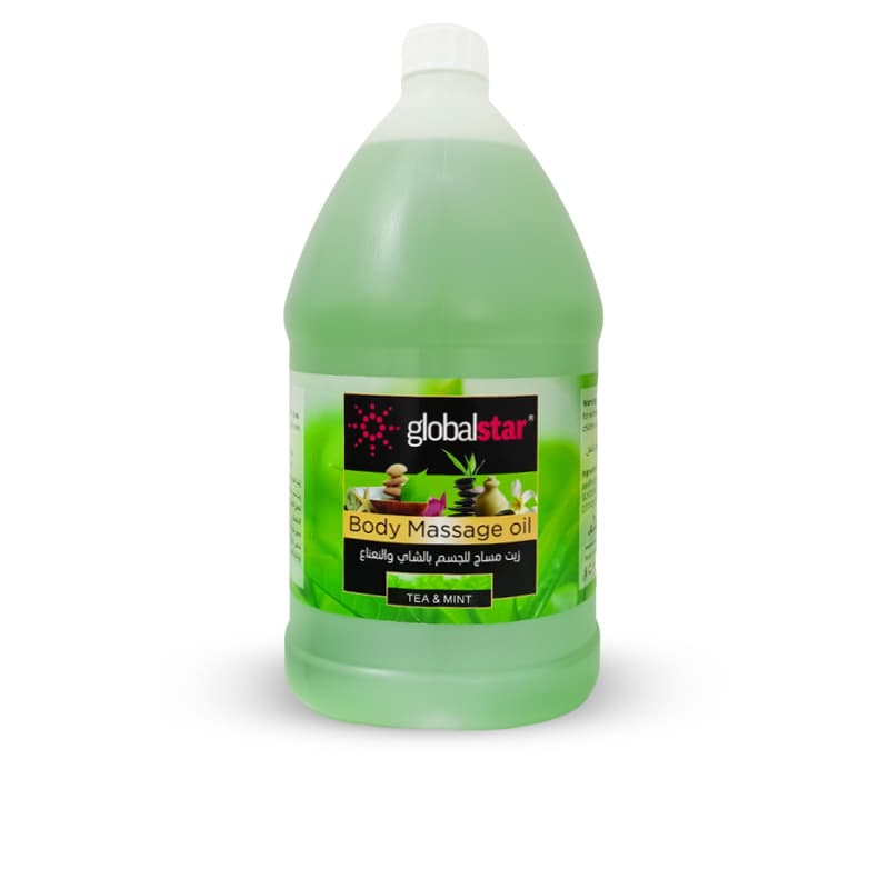 زيت مساج جلوبال شاي ونعنع GLOBAL STAR 3800 ML