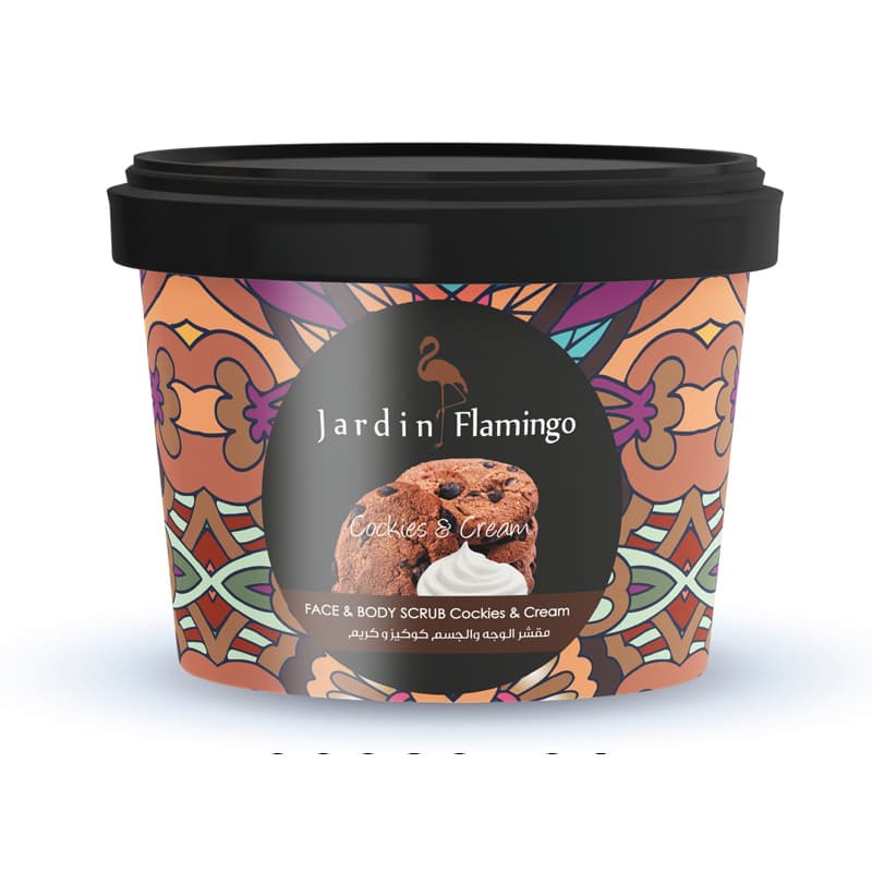 פילינג ג'רדן לפנים והגוף JARDIN FLAMINGO COOKIE400G