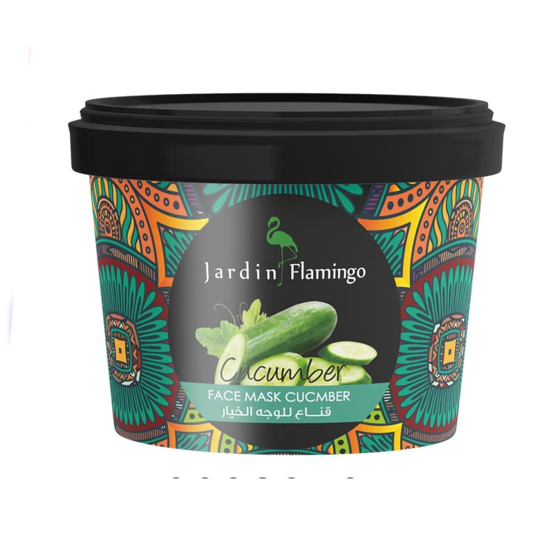 מסכה פנים ג'רדן מלפפון JARDIN FLAMINGO FACE MASK 400G