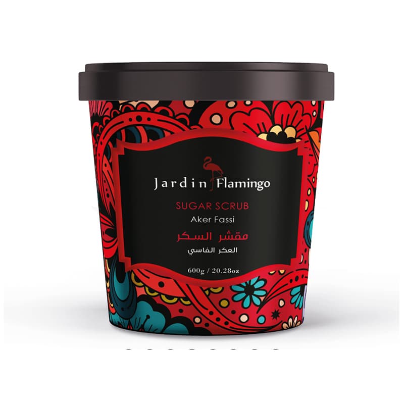 פילינג סוכר ג'רדן JARDIN FLAMINGO AKER FASSI 600G