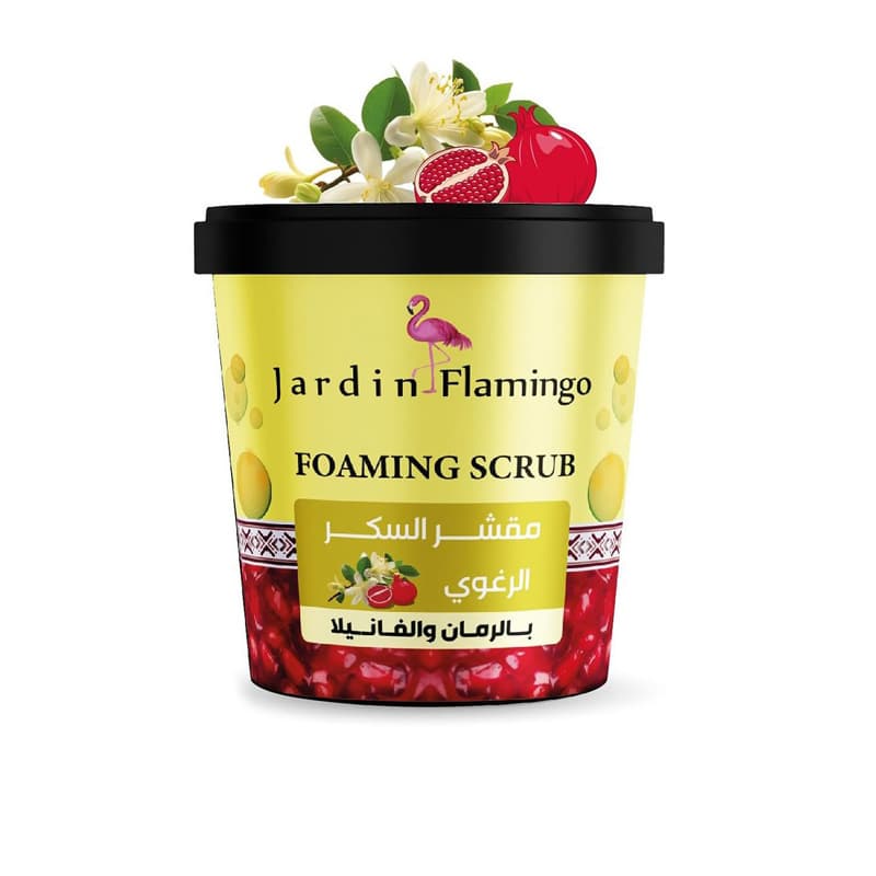 פילינג סוכר מקציף JARDIN FLAMINGO POME&VANILLA 500G