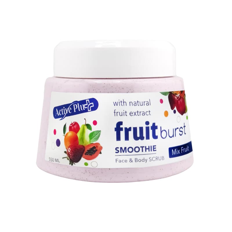 סקראב אקטיב פלוס ACTIVE PLUS FRUIT BURST MIX 550ML