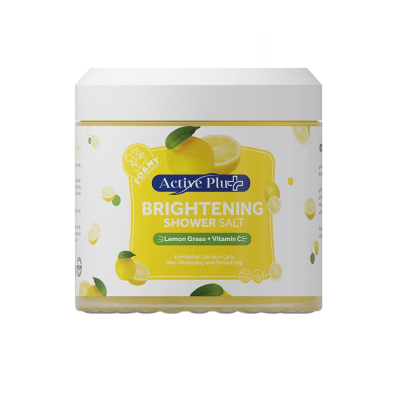 ACTIVE PLUS SHOWER SALT LEMON 600ML