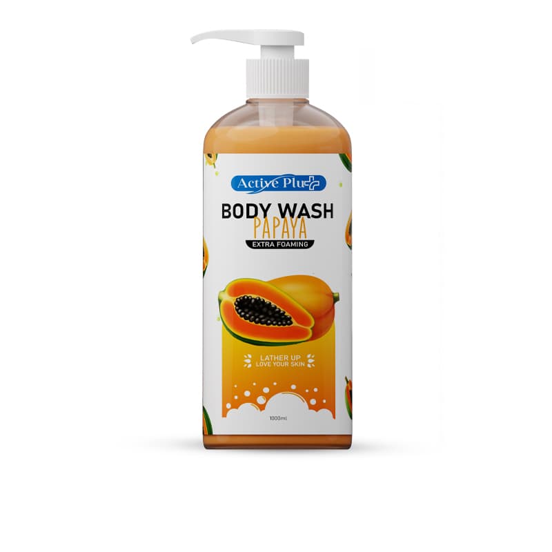 ACTIVE PLUS BODY WASH PAPAYA 1L