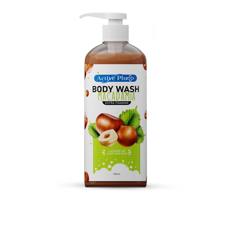 ACTIVE PLUS BODY WASH MACADAMA 1L