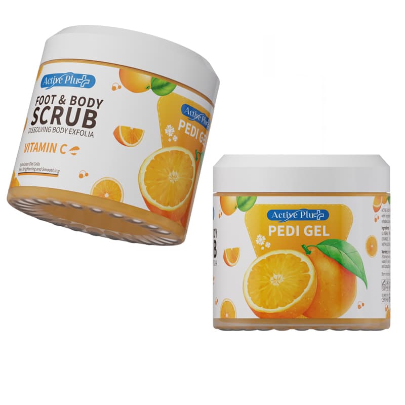 ACTIVE FOOT&BODY SCRUB ORANGE 600G