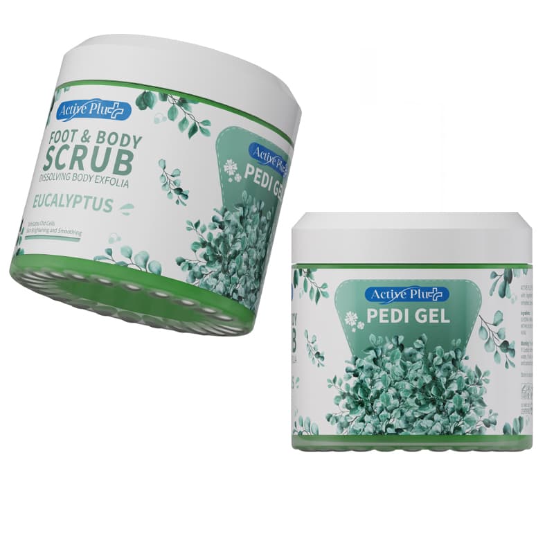 ACTIVE FOOT&BODYSCRUB EUCALYPTUS 600G
