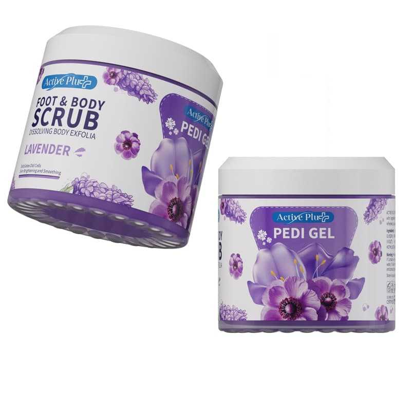 ACTIVE FOOT&BODY SCRUB LAVENDER 600G