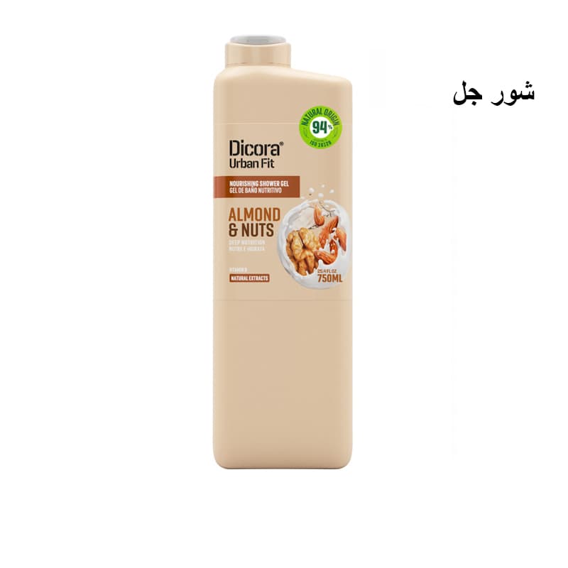 DICORA SHOWER ALMOND & NUTS 750ML