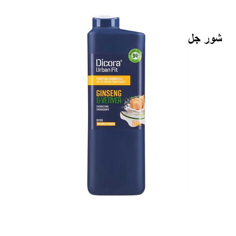 DICORA SHOWER GINSENG&VETIVR 750 ML