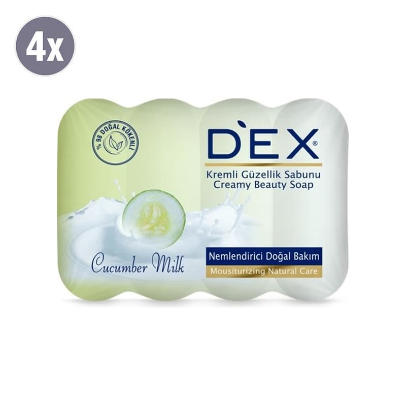 DEX CUCUMBER MILK SOAP 4PCS