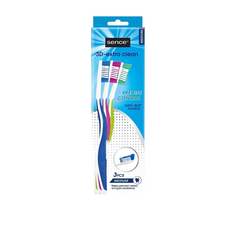 מברשת שיניים סנס SENCE TOOTH BRUSH 3PCS