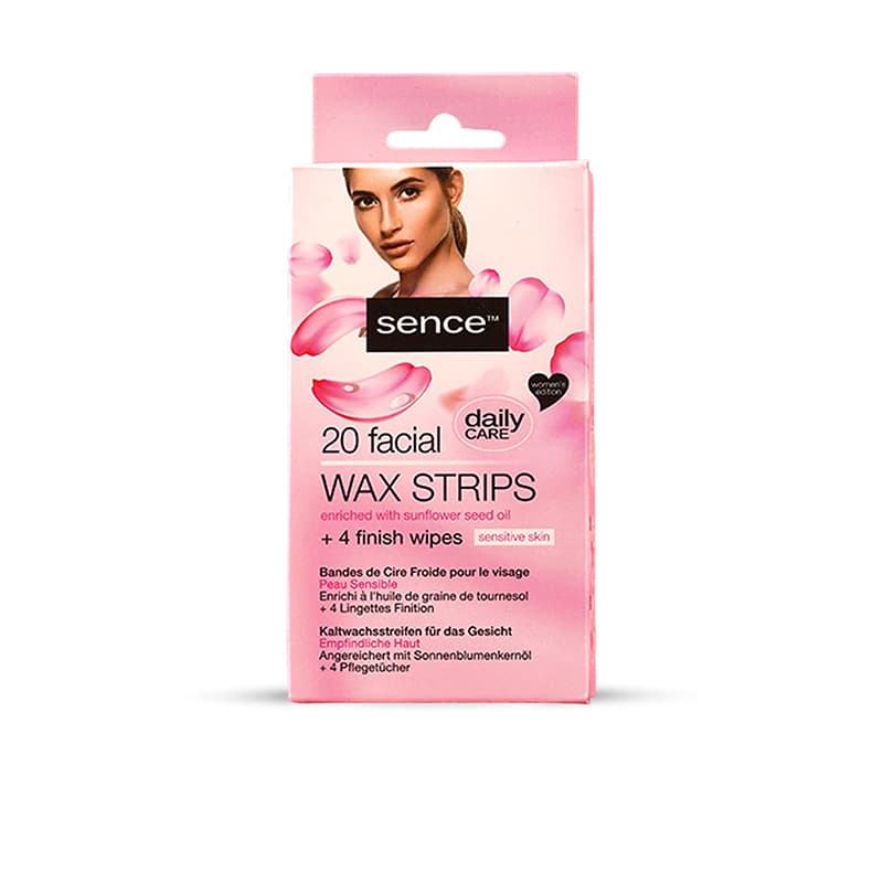 פלסטרים סנס لازالة השיער SENCE WAX STRIPS SENSITIVE