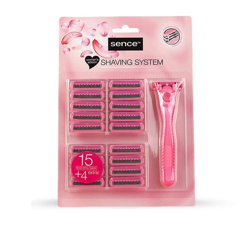 SENCE RAZORS FOR WOMEN 18PCS