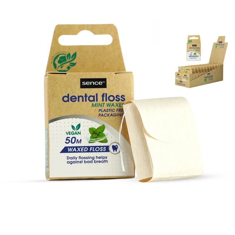 خيط שיניים סנס SECE DENTAL FLOSS FRESH MINT 24PCS