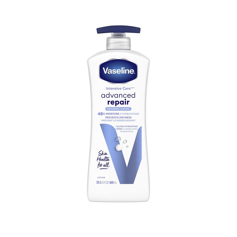 תחליב וזלין לבן VASELINE LOTION 600 ML
