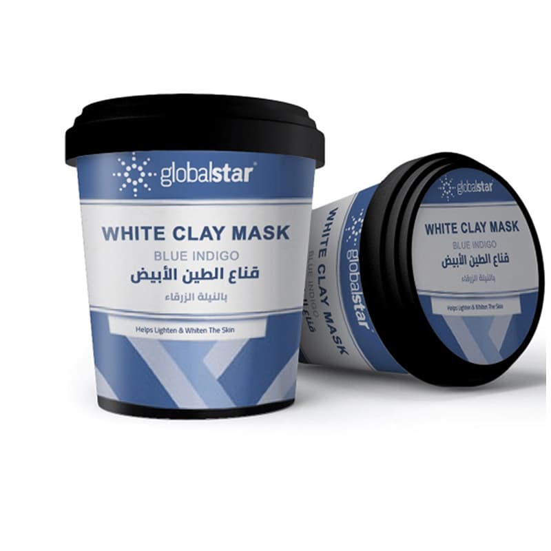 GLOBAL WHITE CLAY MASK BLUE 600G