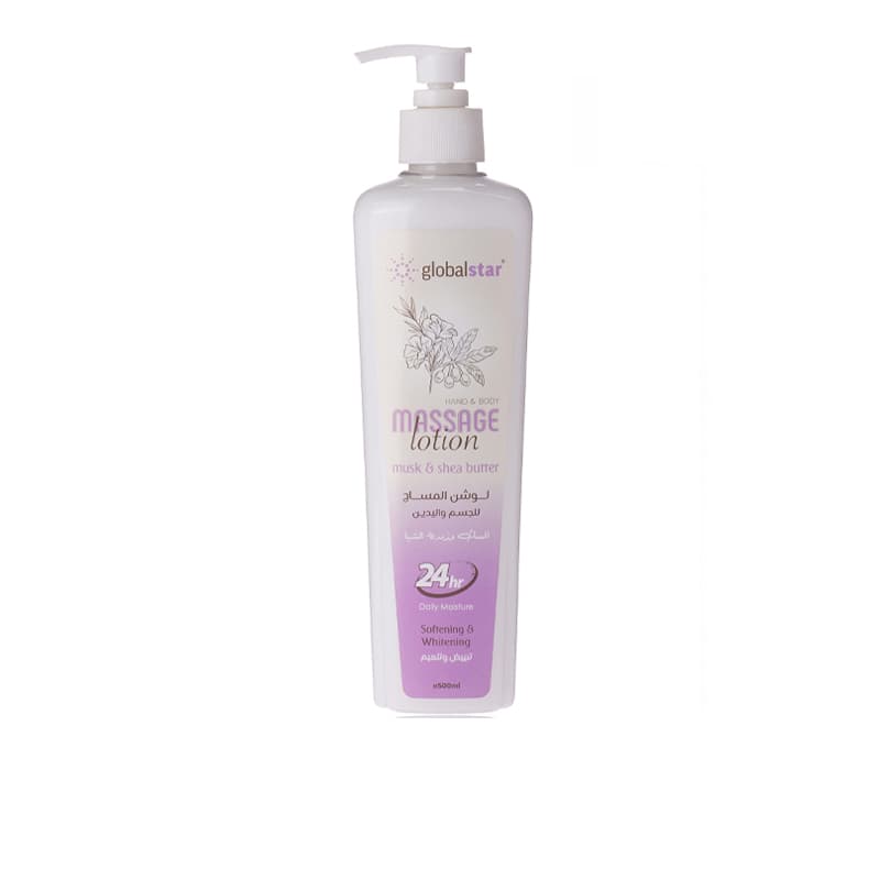 GLOBAL LOTION MUSK & SHEA 500ML