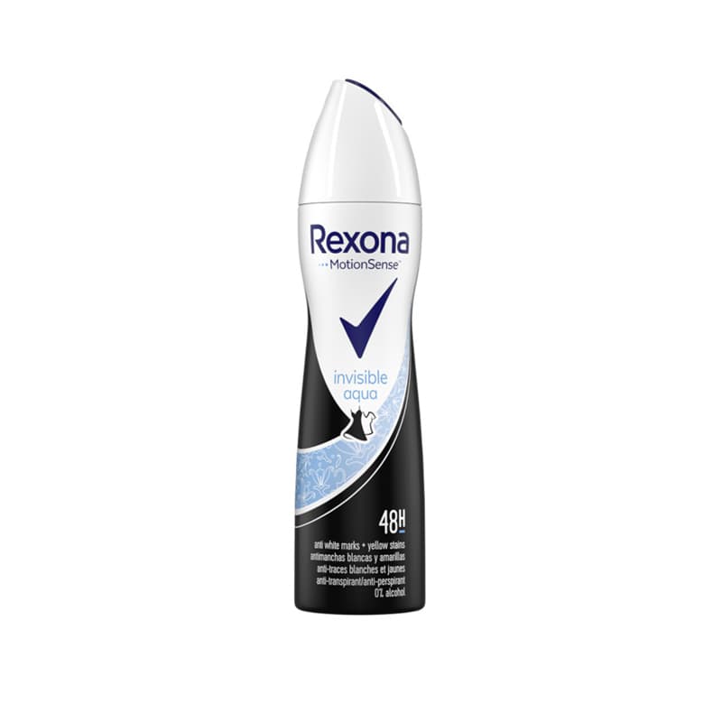 ספריי רקסונה REXONA INVISIBLE AQUA SPRAY 150 ML