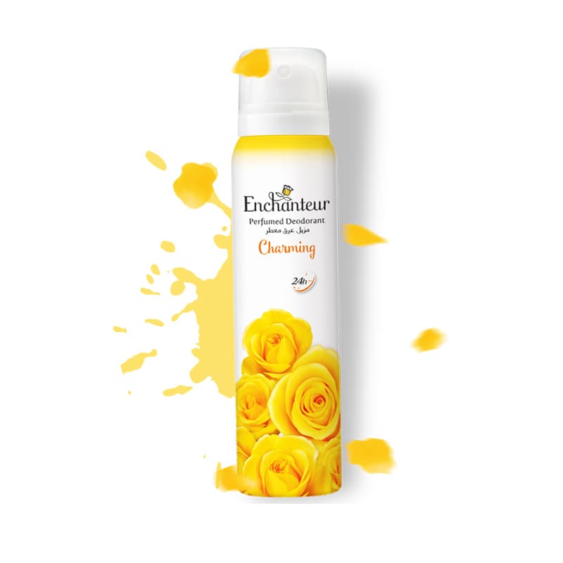 ספריי דאודורנט אנצ'נטר شارمينج צהוב CHARMING SPRAY200 ml