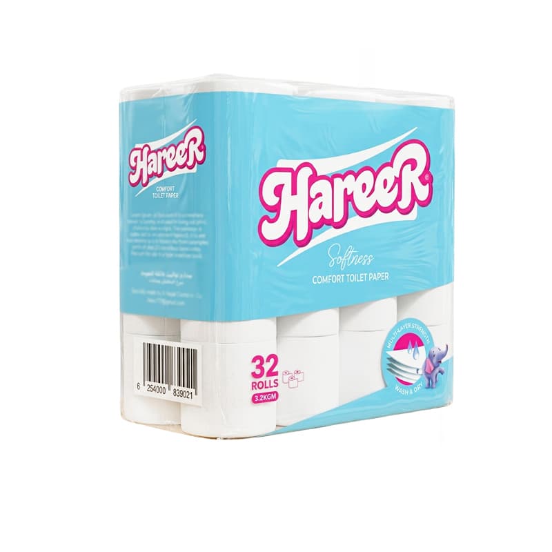 גליל מגבוני משי HARER SOFTNESS COMFORT ROLL 32 PCS