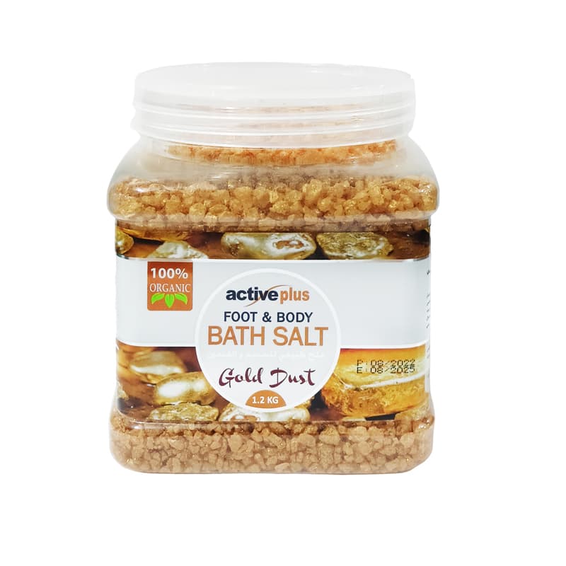 ملح اكتيف للاستحمام ACTIVE PLUS GOLD 1.2KG