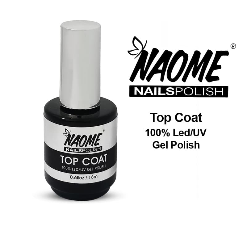 مناكير نعومي توب كوت NAOME TOP COAT GEL POLISH18ML